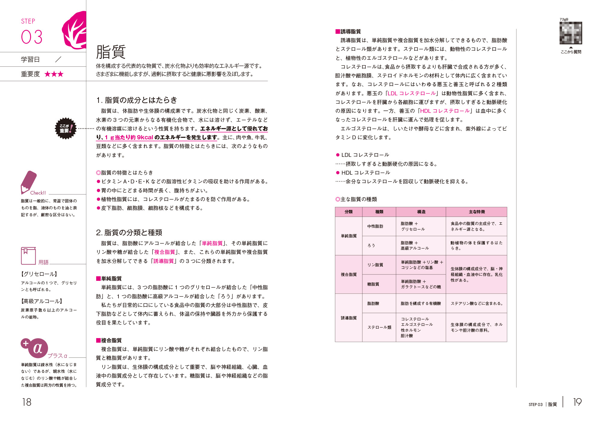 調理師合格指導講座 テキストp18-p19