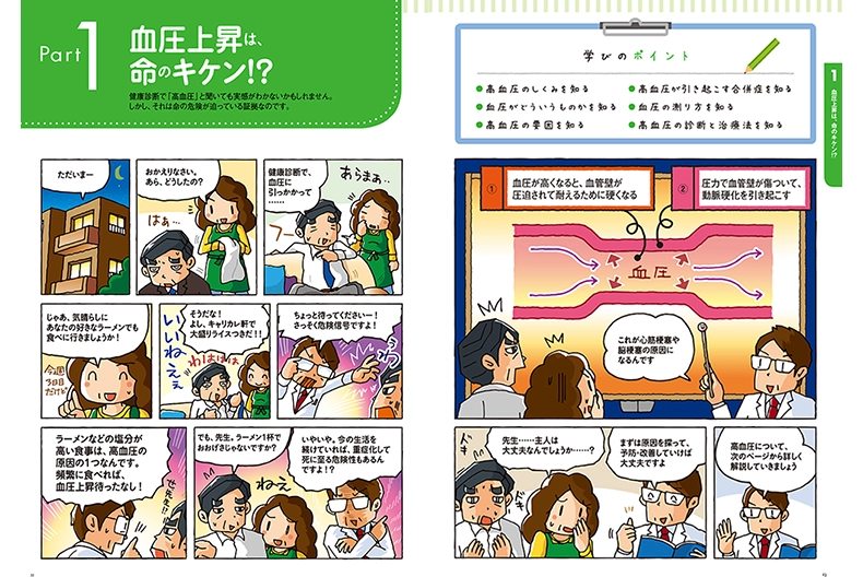 テキスト内のマンガ