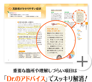 重要な箇所や理解しづらい項目は「Dr.のアドバイス」でスッキリ解消！