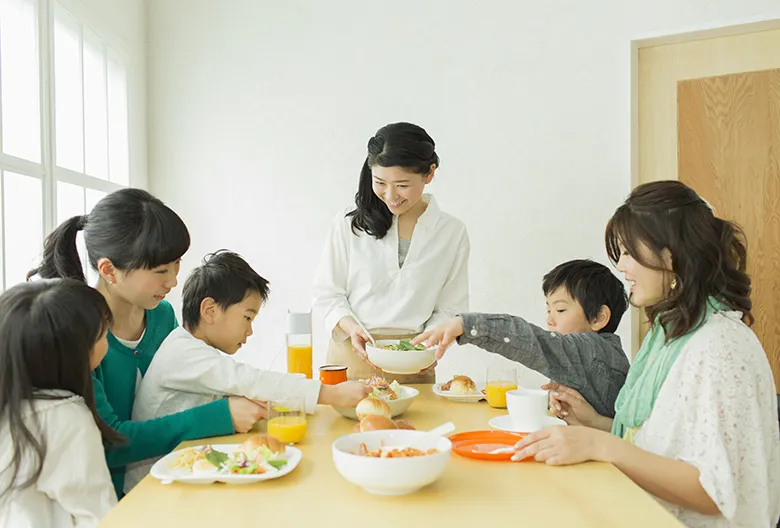 食育アドバイザーとして活躍している画像