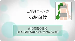 施術を解説した動画切り出し