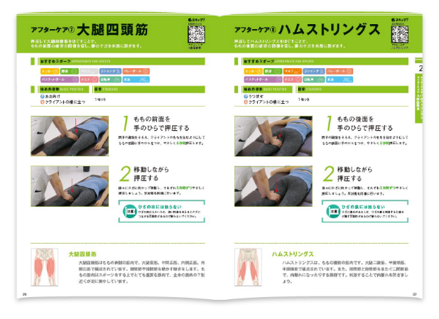 スポーツ整体ボディケアセラピスト テキスト画像です。