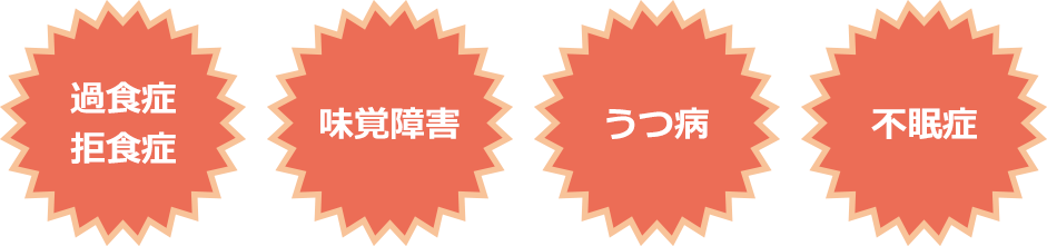 脳疲労を放置する危険性、過食・拒食症　味覚障害 うつ病　不眠症