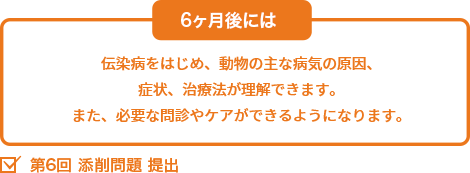 6ヶ月後には…