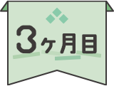 3ヶ月目