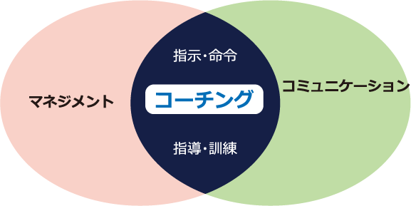 マネジメント 指示・命令 コーチング  指導・訓練 コミュニケーション