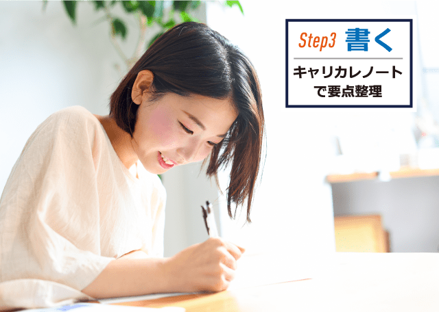 Step3 書く キャリカレノートで要点整理