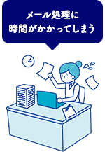 メール処理に時間がかかってしまう