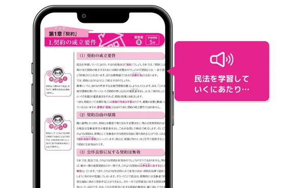 音声読み上げ機能