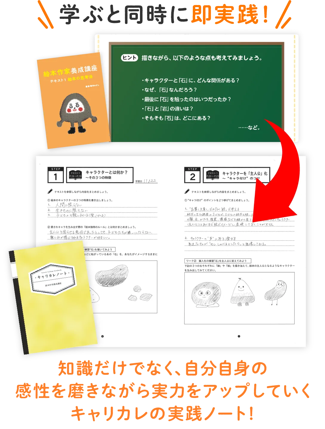 学ぶと同時に即実践!