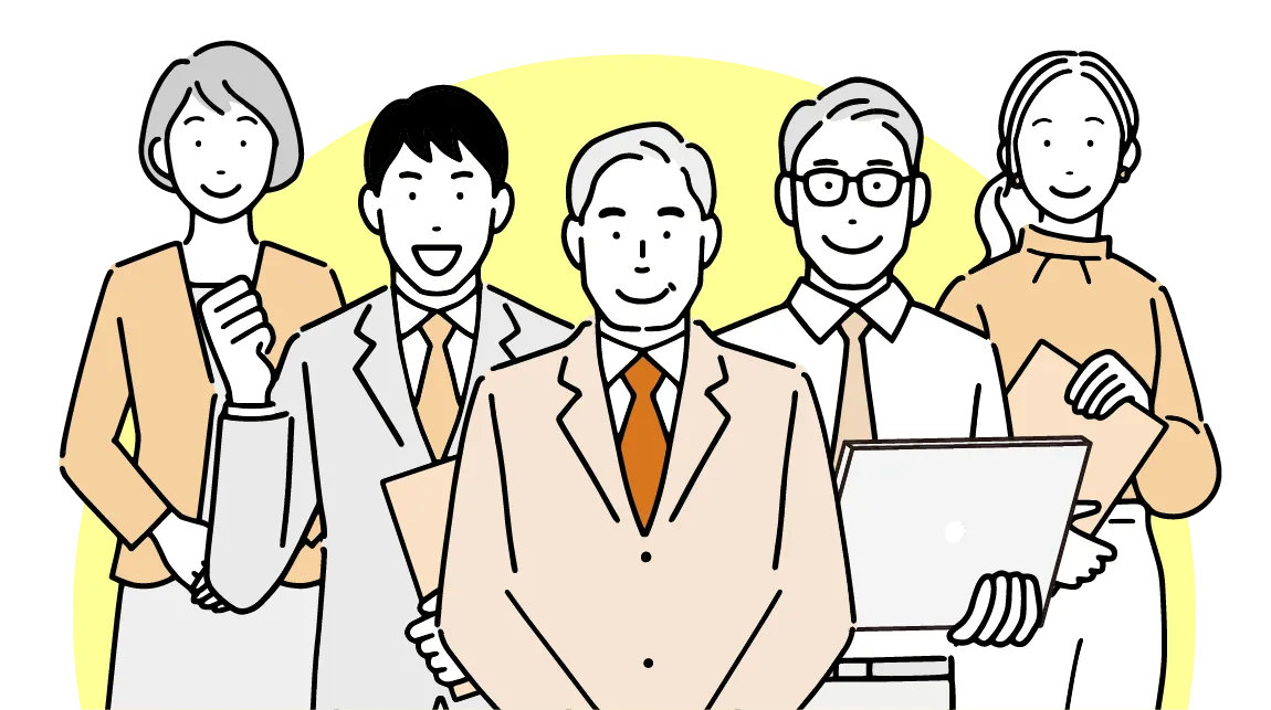 スタッフ風イラスト