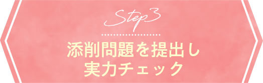 Step3 添削問題を提出し実力チェック