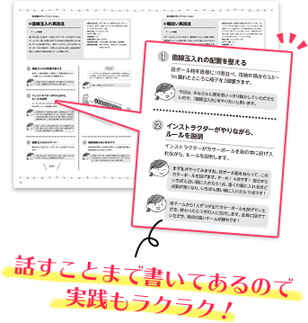 話すことまで書いてあるので実践もラクラク!