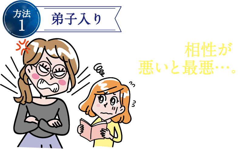 方法1 弟子入り