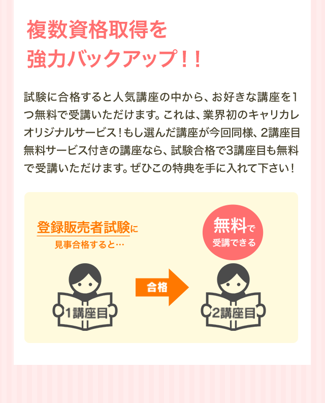 登録販売者合格指導講座 資格のキャリカレ