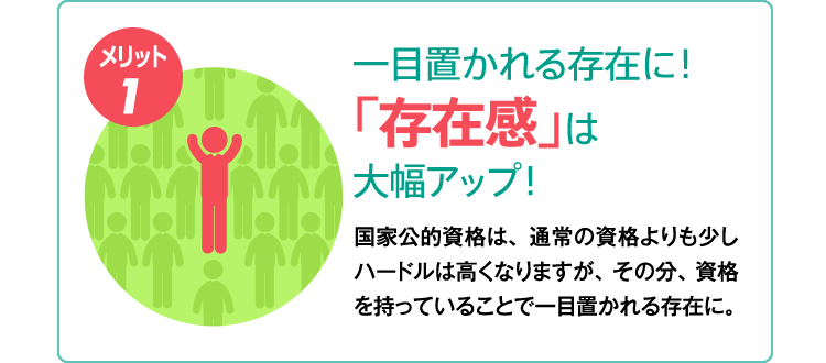 一目置かれる存在に！「存在感」は大幅アップ！